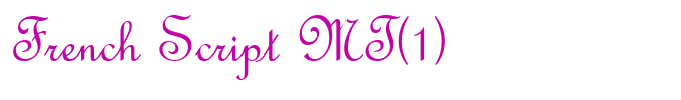 French Script MT(1)